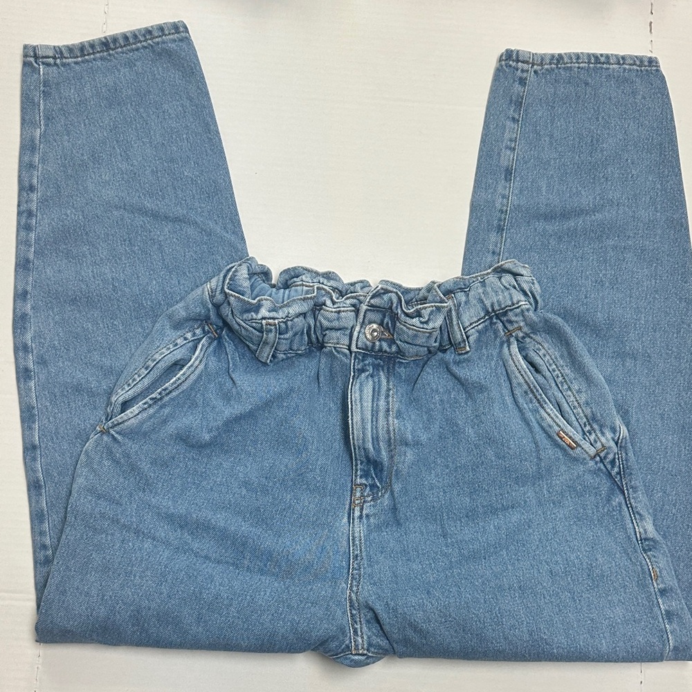 Zara Light Blue Boyfriend Jeans